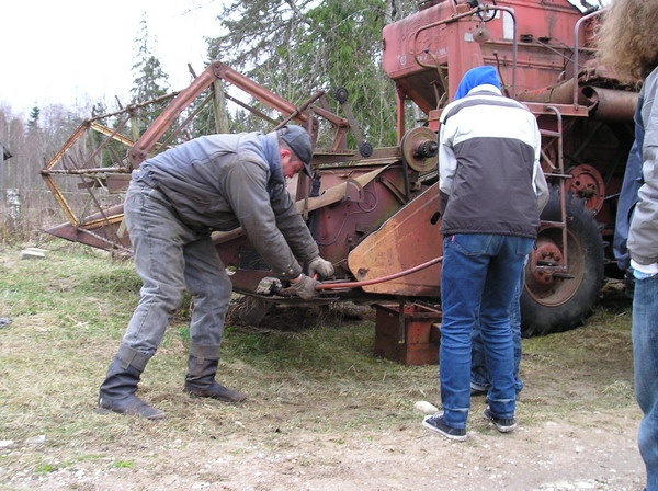 Õlitoru painutamine. Taga-Võõbul, 22.04.2007