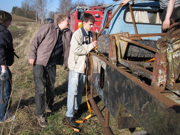 Prügiauto toomine Prügiauto toomine